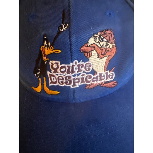 Your Despicable Warner Bros Daffy Duck Taz Blue Baseball Hat Cap Adjustable - Picture 3 of 5